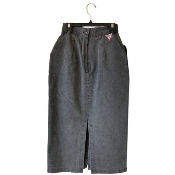 Vintage (80s) Guess By Georges Marciano long pencil denim skirt - Picture 15 of 16